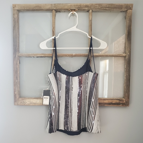 Guess Sequined Striped Tank - Picture 4 of 15